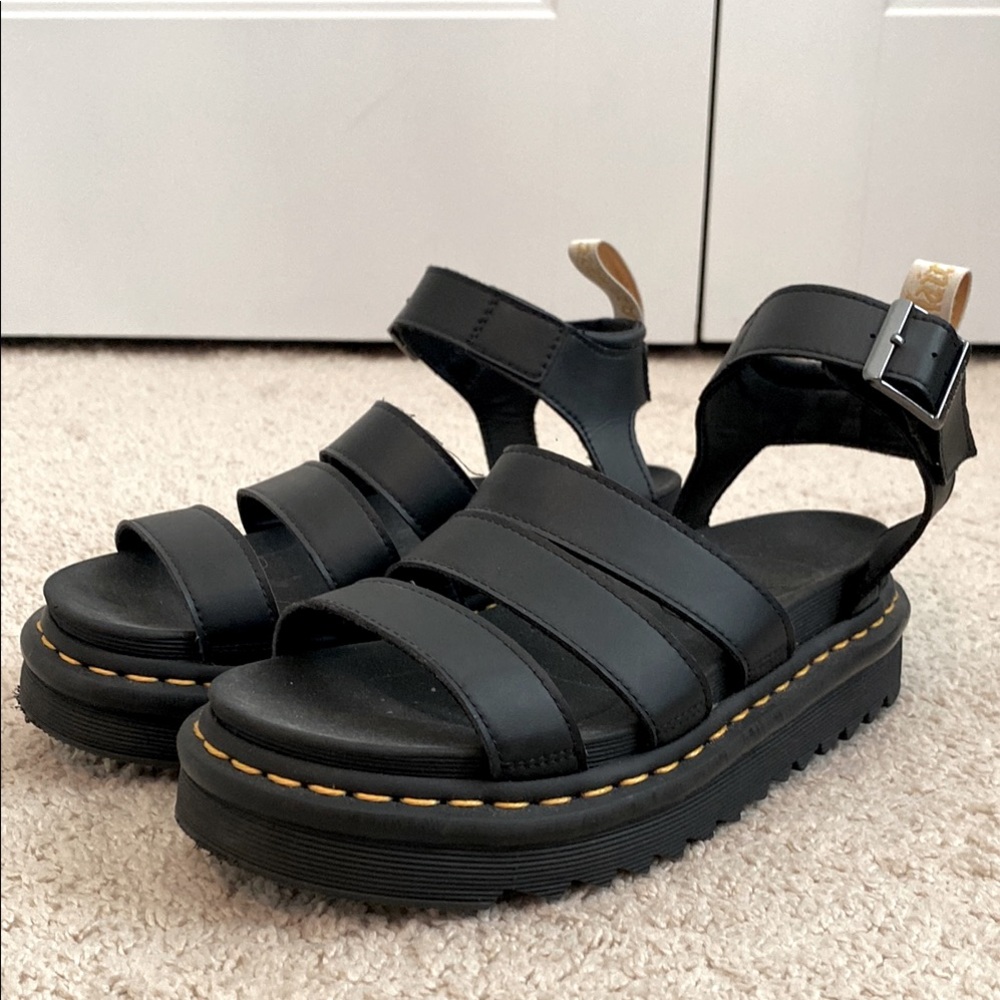Dr. Martens Black Sandals
